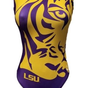 LSU Tigers Gymnastics Leo Adult Small (AS), New With Tags (NWT)